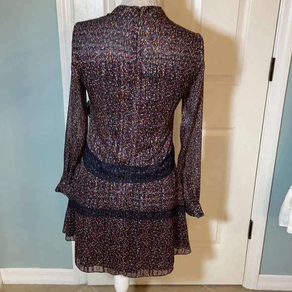 Like new Derek Lam 10 Crosby Floral Dress With Lace Trim - Picture 12 of 14